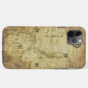 Case-Mate iPhone Case Caraïbes - ancienne carte...
