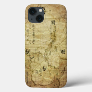 Case-Mate iPhone Case Caraïbes - carte ancienne