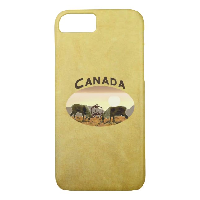 Coques Case-Mate iPhone Caribou Duel - Canada (Dos)