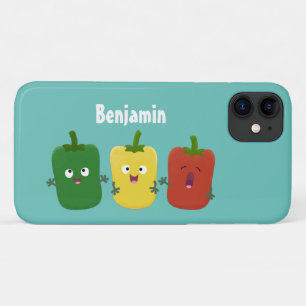 Case-Mate iPhone Case Caricature de chant trio capsicum poivre clair