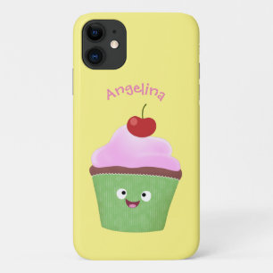 Case-Mate iPhone Case Caricature de cupcake joyeux