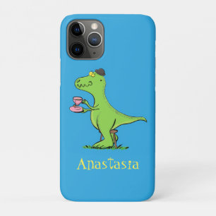 Case-Mate iPhone Case Caricature de dinosaure vert t rex