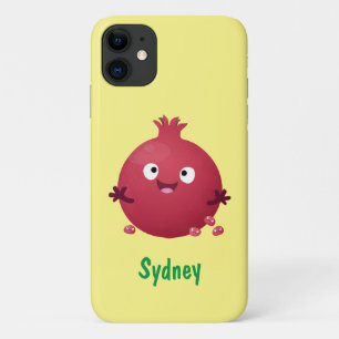 Case-Mate iPhone Case Caricature de fruits à la grenade joyeux