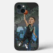 Caricature de Giannis Antetokounmpo