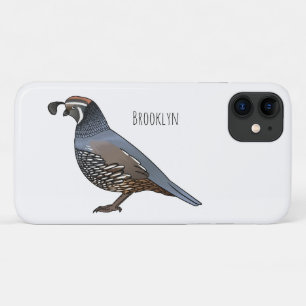 Case-Mate iPhone Case Caricature d'oiseau de caille de Californie