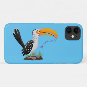 Case-Mate iPhone Case Caricature d'oiseau de safari de barbecue jaune am