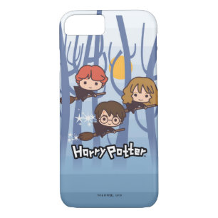 Coque Case-Mate Pour iPhone Caricature Harry, Ron, & Hermione Voler Dans Woods