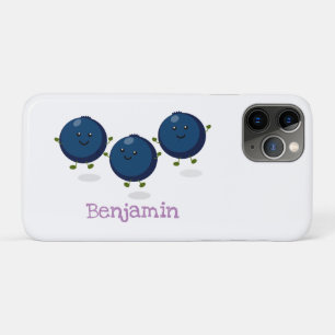 Case-Mate iPhone Case Caricature mignonne de bleuets violets