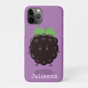 Case-Mate iPhone Case Caricature mignonne de mûre mauve de mûre mûre mau