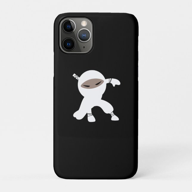 Coques Case-Mate iPhone Caricature Petit Guerrier Ninja (Dos)