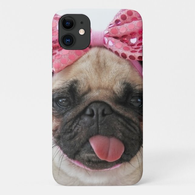 Coques Case-Mate iPhone Carlin à cou rose (Dos)