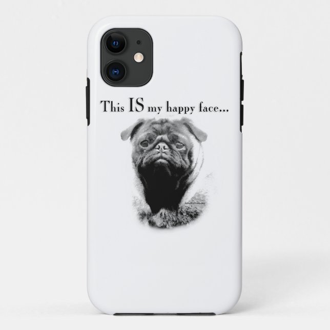 Coques Case-Mate iPhone Carlin Joyeux visage (Dos)