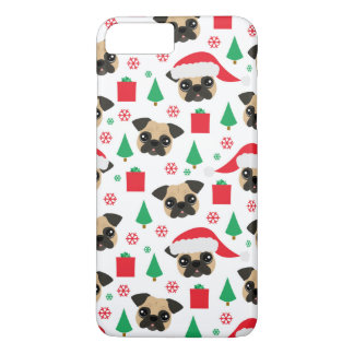 Coque iPhone 8 Plus/7 Plus Carlin mignon de Noël