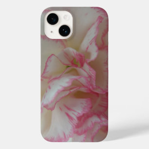 Coque Pour iPhone 14 Carnation blanche et rose