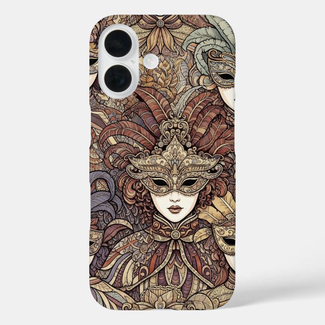 Coques Case-Mate iPhone Carnaval de Venise (Verso)