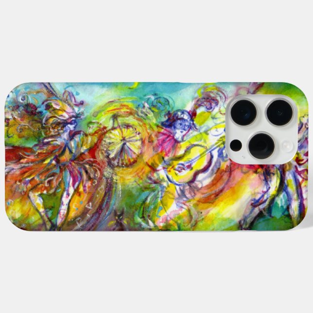 Coques Case-Mate iPhone CARNAVAL ITALIEN / Danse, Musique, Théâtre (Verso (horizontal))
