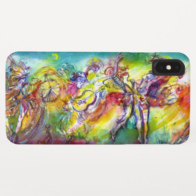 Coques Case-Mate iPhone CARNAVAL ITALIEN / Danse, Musique, Théâtre (Dos (Horizontal))