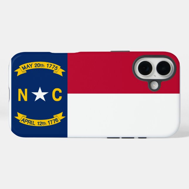 Coques Case-Mate iPhone Caroline du Nord (Verso (horizontal))