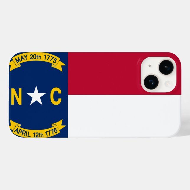 Coques Case-Mate iPhone Caroline du Nord (Verso (horizontal))