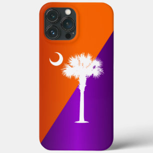Case-Mate iPhone Case Caroline du Sud Orange & Purple