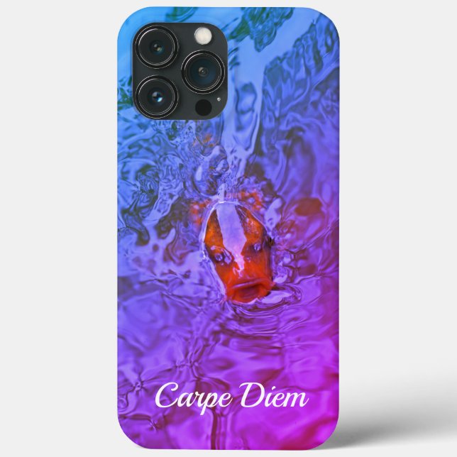 Coques Case-Mate iPhone Carpe Diem Pond Fish Fun Photographie (Verso)