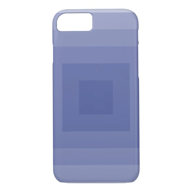 Coques Case-Mate iPhone Carré bleu violet géométrique (Dos)