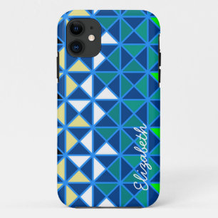 Case-Mate iPhone Case Carré coloré rétro Motif géométrique moderne 5