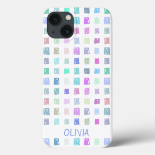 Case-Mate iPhone Case Carré de doodle coloré