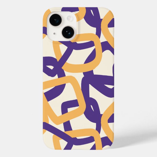 Coques Case-Mate iPhone Carré Tangle Pop Moderne (Verso)