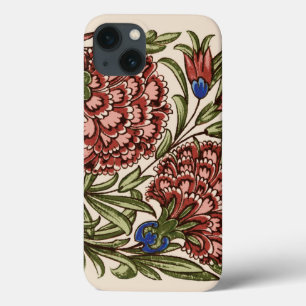 Case-Mate iPhone Case Carreau de fleur d'œillet Art antique rustique De 