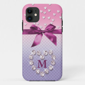Case-Mate iPhone Case Carreau rose et ruban