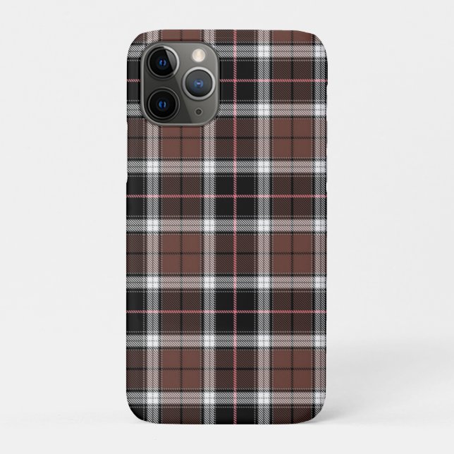 Coques Case-Mate iPhone Carreaux Marron (Dos)