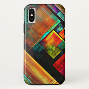 Case-Mate iPhone Case Carrés colorés Motif d'art Abstrait moderne #04