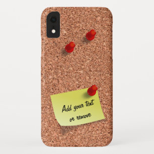 Case-Mate iPhone Case Carte à liège FUNNY avec texte personnalisable sur