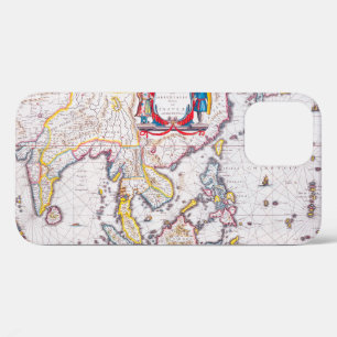 Case-Mate iPhone Case Carte antique de l'Inde De 1650 Coque-Mate iPhone 