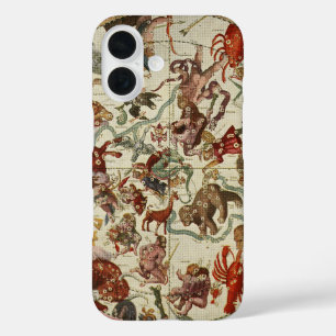 Coque Pour iPhone 16 Carte céleste ancienne de l'étoile du Nord 1660