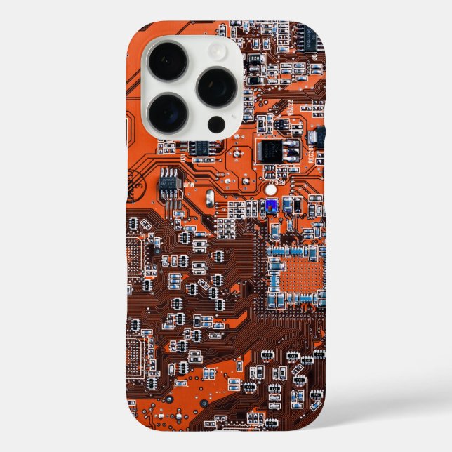Coques Case-Mate iPhone Carte circuit imprimé circuit orange PCB (Verso)