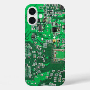 Coques iPhone 16 Plus Carte circuit imprimé circuit vert PCB