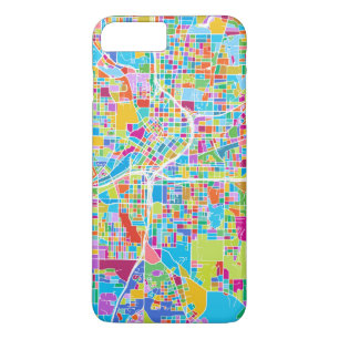 Etui iPhone Case-Mate Carte colorée d'Atlanta