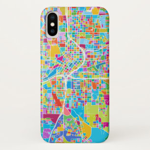 Etui iPhone Case-Mate Carte colorée d'Atlanta