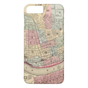 Coque iPhone 7 Plus Carte de Cincinnati par Mitchell