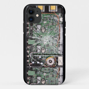 Coque Case-Mate Pour iPhone Carte de circuit en verre cassé