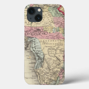 Etui iPhone 13 Carte de l'Afrique