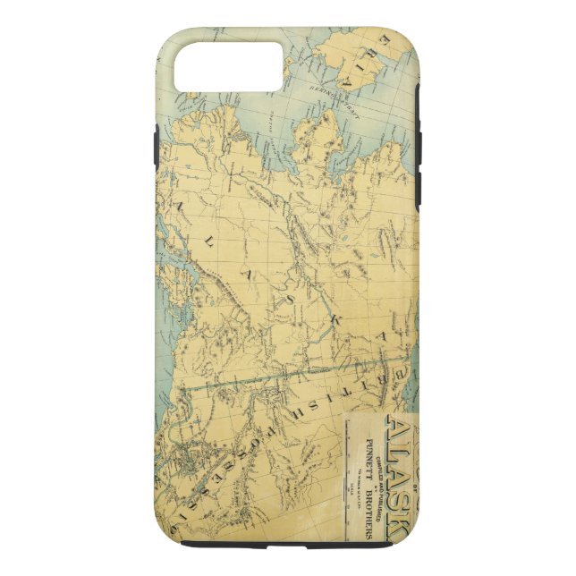Coques Case-Mate iPhone Carte de l'Alaska (Dos)