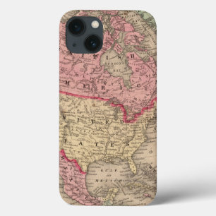 Etui iPhone Case-Mate Carte de l'Amérique du Nord par Mitchell
