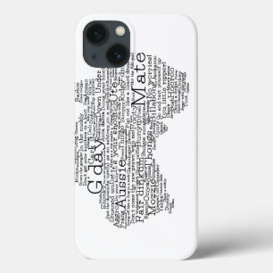 Case-Mate iPhone Case Carte de l'argot australien