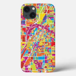 Etui iPhone Case-Mate Carte de Las Vegas coloré, Nevada