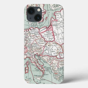 Etui iPhone 13 CARTE De l'EUROPE, 12ème siècle