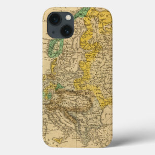 Coques Pour iPhone Carte de l'Europe par Worcester