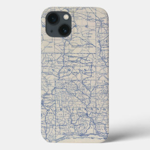 Coques Pour iPhone Carte de route de bicyclette du Wisconsin